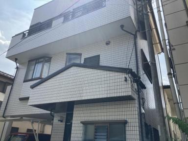 ３F建てタイル貼りお家の外装リフォーム工事｜富士見市｜